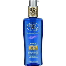 Zero Frizz Extra Strength Smooth Tame Frizz Keratin Hair Serum, Pack Of 2, 148 ml