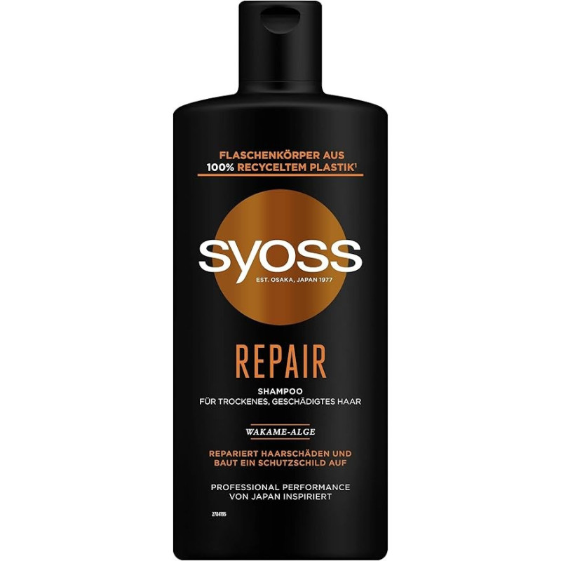 Syoss To Repair And Strengthen hair Shampoo For Women, 440 ml