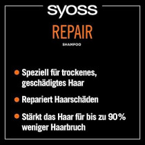 Syoss To Repair And Strengthen hair Shampoo For Women, 440 ml