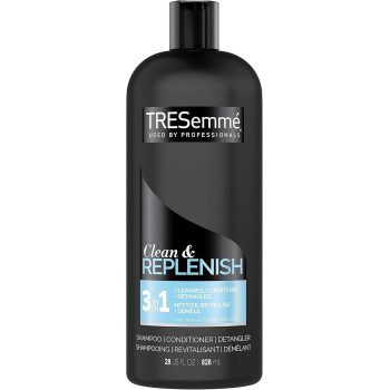 Tresemme Cleanse And Replenish 3 In 1 Hydrating Shampoo And Conditioner, 828 ml