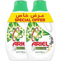 Ariel Hdl Clean Fresh Liquid Detergent, 2 x 1.8 Litre