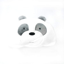 Mini So Lightweight Black Blanket With Panda Head Super Cute, Official We Bare Bears Product