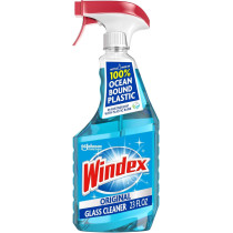 Windex Sc Glass Cleaner Streak-Free Shine, 23Oz, Blue