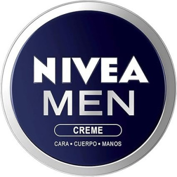 Nivea Men Creme Moisturising Cream, Face, Body And Hands Tin 150Ml