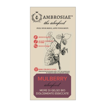 Ambrosiae Organic Dried Whole Mulberry 130g