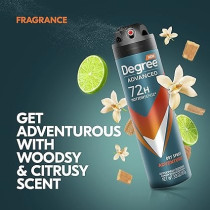 Degree Advanced 72 Hour Motionsense Adventure Anti-Perspirant Deodorant For Men, 112 ml