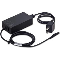 Runpower 65W 15V 4A Surface Book AC Adapter Charger Fit For Microsoft Model 1706 Tablet Power Supply Jack 6Ft Cord With USB, Black