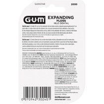 Gum Expanding Dental Floss, Thin And Easy To Insert In Tight Contacts-Expands During Use For Effective Cleaning-Gentle On Sensitive Teeth And Gingivitis, Removes Plaque, Healthy Gums, 40 M