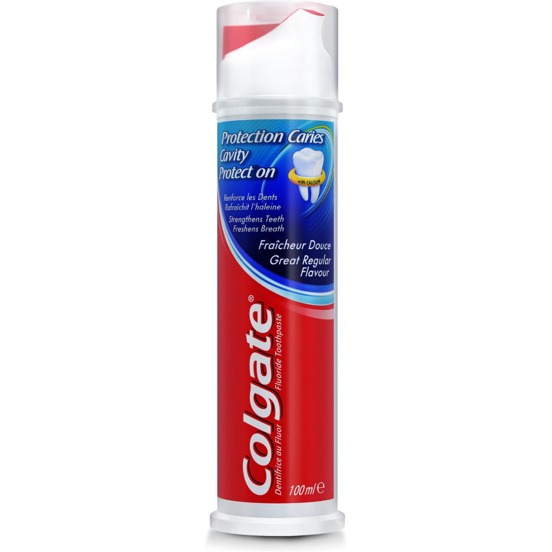Colgate Maximum Cavity Protection Toothpaste With Pump Dispenser, 100 Ml
