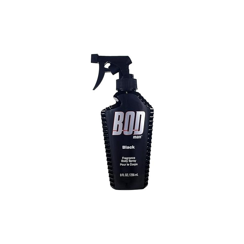 Bod Man Black Body Spray By Parfums De Coeur For Men, 236 Ml