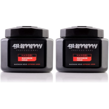 Gummy Hair Gel Maximum Hold Extreme Look, 700 Ml, 2 Pack