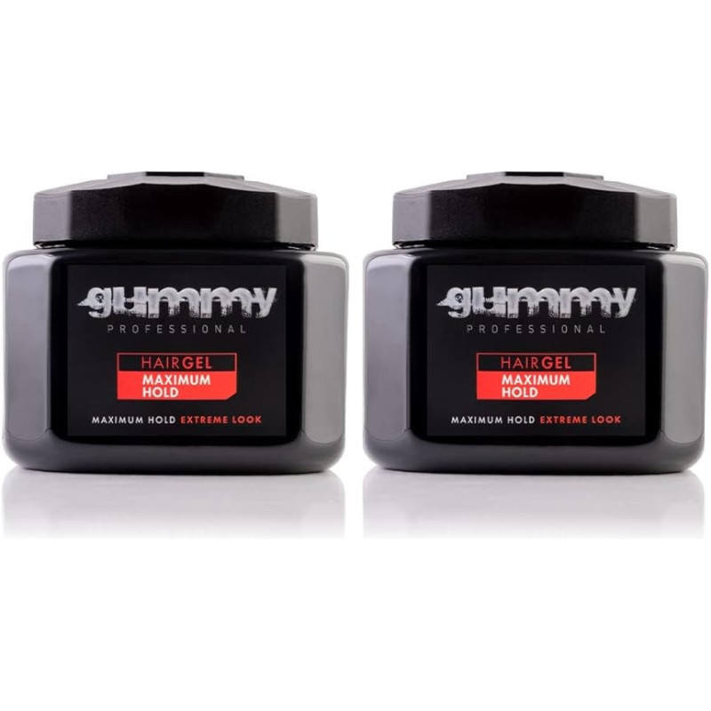 Gummy Hair Gel Maximum Hold Extreme Look, 700 Ml, 2 Pack
