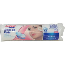 Tippys Classic Make Up Pads, Soft And Strong, 80 Pieces