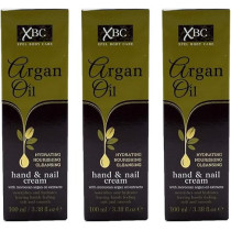 XBC Argan Oil Hand And Nail Cream, Pack Of 3 x 100 Ml