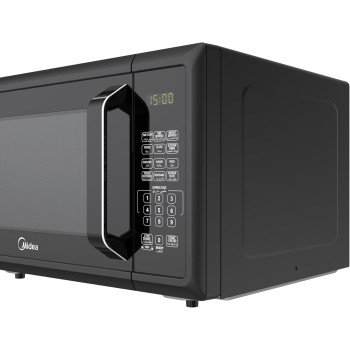 Midea 25L Digital Solo Microwave Oven With 10 Power Levels, 900W, Electronic Touch Control, Child-Safety-Lock, Defrost Function, Fast Reheat, Pull Open Door Handle, EM925A2GUBK
