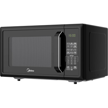 Midea 25L Digital Solo Microwave Oven With 10 Power Levels, 900W, Electronic Touch Control, Child-Safety-Lock, Defrost Function, Fast Reheat, Pull Open Door Handle, EM925A2GUBK