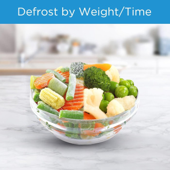 Midea 25L Microwave Oven With Digital Touch Control, 900W Power, Child-Safety-Lock, 10 Power Levels, LED Display with 30s Express Start, Grilling Roasting And Cooking Functions, EM925A2GU-SL