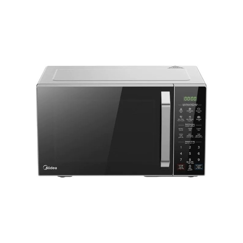 Midea 29 Liters Solo Digital Microwave Oven, 5 Power Levels Power 8 Auto Menus, 900W, Pull Open Door Handle, Cooking End Signal, EM9P032MX