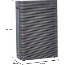 Hitachi Air Purifier For Home and Office With Antimicrobial Allergen-free HEPA Filter, Dark Grey, EPPF120J240UADG