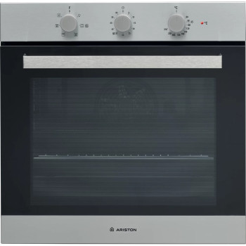 Ariston 60 Cm Oven, Inox Color, Freestanding Cooker, FA3530HIXA