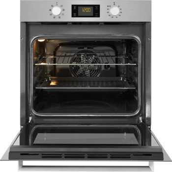 Ariston Built In 60cm Electric Oven, Electronic Controls With 7 Segment Display, Functions Includes Baking Grilling Broiling Defrosting And Toasting, Turbo Grill, FA3540HIXA