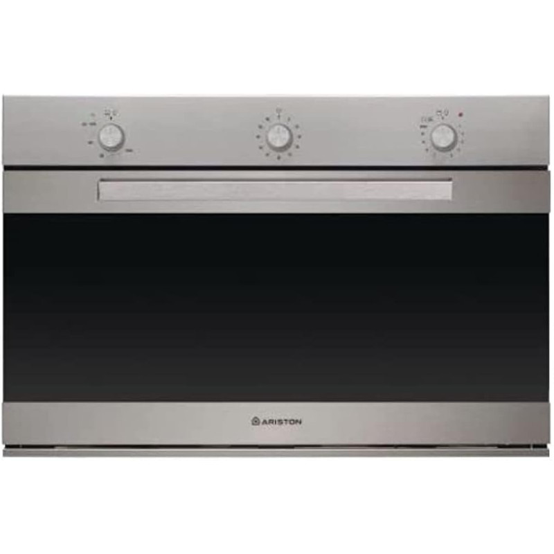 Ariston Built In 90 Cm 105 Ltrs Full Gas Oven Mechanical Controls With Integrated Cleaning System Inox, GGSM53IXA30
