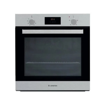 Ariston Built in 60 Cm 62 Ltrs Gas Oven Enamelled Inside Cavity Electronic Temperature Control Inox, GS3Y430IXA