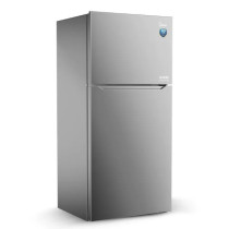 Midea 845L Gross Top Mount Refrigerator, Double Door, Humidity Control, LED Display, Electronic Control, Stainless Steel, HD845FWES