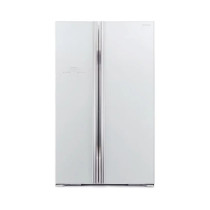 Hitachi 700 Liter Side By Side Refrigerator, Glass, Silver, RS700PUK0GS