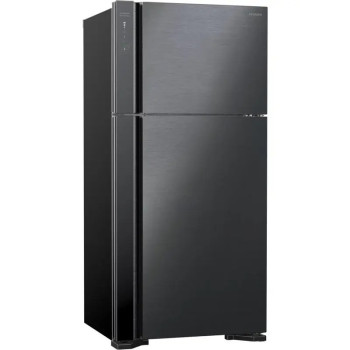 Hitachi 710 Litres Top Mount Refrigerator, Brilliant, Black, RV710PUK7KBBK