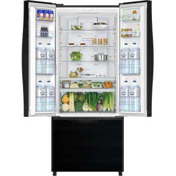 Hitachi Refrigerator 710 Liter French Door Bottom Freezer, RWB710PUK9GBK