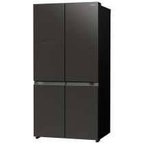 Hitachi 720 Liter Gross Side by Side 4 Door Deluxe French Door Fridge, RWB720VUK0GBK