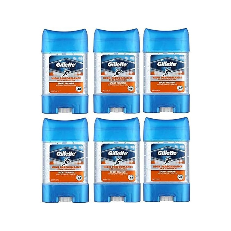 Gillette Anti Perspirant Clear Gel Sport Clear Gel Formula, 70Ml