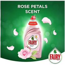 Fairy Gentle Hands Rose Petals Dishwashing Liquid Soap, Pack Of 2, 750 Ml