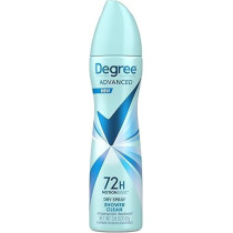 Degree Deodorant 3.8 Ounce Womens Dry Spray Shower Clean, 107G, 2 Pack