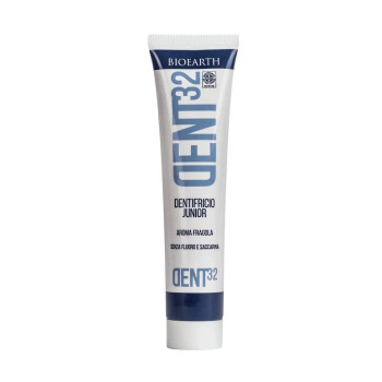 Bioearth Organic Dent32 Toothpaste Junior Strawberry Flavour 75ml