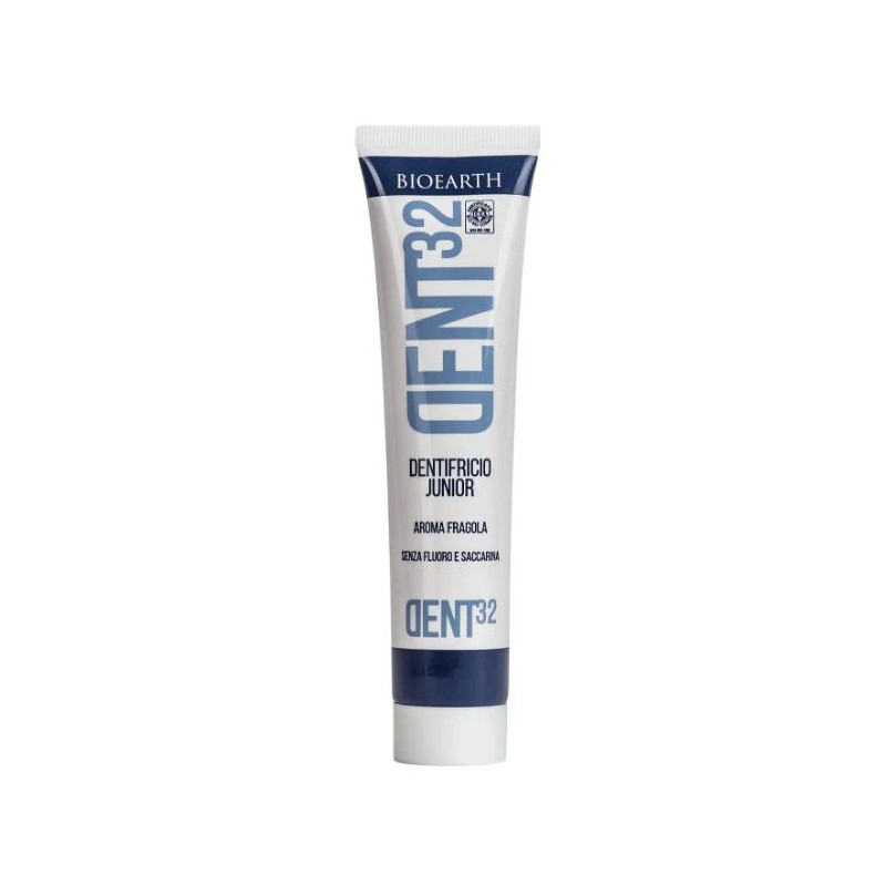 Bioearth Organic Dent32 Toothpaste Junior Strawberry Flavour 75ml