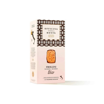 Officina Nobili Bonta Organic Coated Almond Shortbreads Cookies 180g