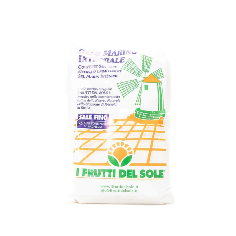 I Frutti Del Sole Organic Fine Sea Salt 1kg