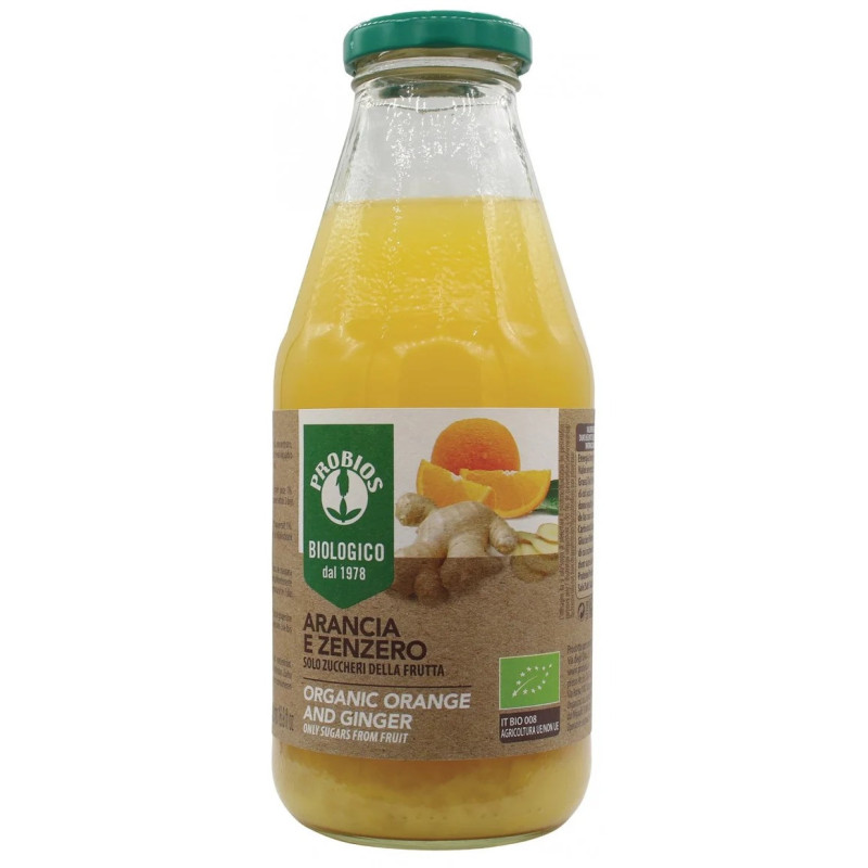 Probios Organic Ginger And Orange Drink, 500ml