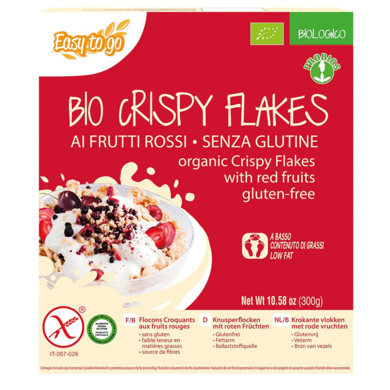 Probios Crispy Flakes Red Fruits 300g