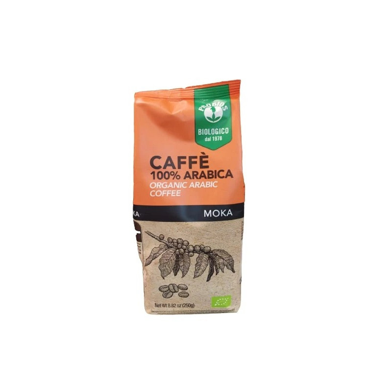 Probios Organic Arabica Coffee For Moka 250g