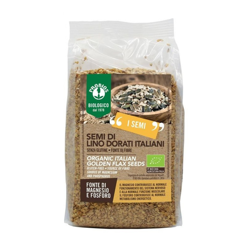 Probios Organic Golden Flax Seeds 500g