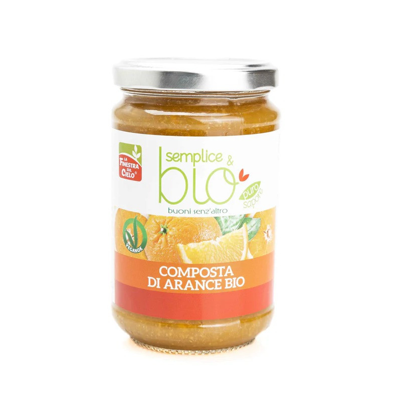 La finestra sul cielo Organic Orange Compote, 320g
