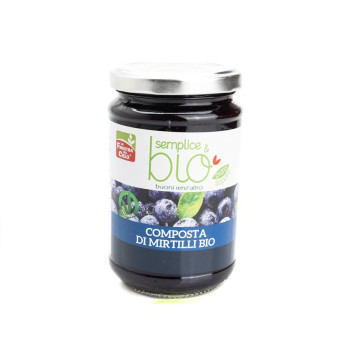 La finestra sul cielo Organic Blueberry compote 320g