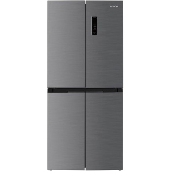 Hitachi 610L Gross, Net 466L, Bottom Freezer, 4 Door Refrigerator, Touch Screen Control, Energy Saving Mode, French Door Fridge, HR4N7522DSXAE