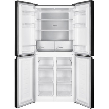 Hitachi 610L Gross, Net 466L, Bottom Freezer, 4 Door Refrigerator, Touch Screen Control, Energy Saving Mode, French Door Fridge, HR4N7522DSXAE