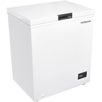 Hitachi Chest Freezer 145L Single Door with Storage Basket, High Energy Efficiency Cooling System, Adjustable Temperature, HRCS7145MNW