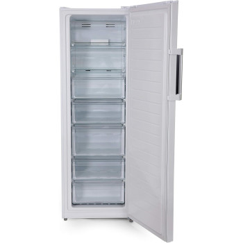 Midea Convertible Upright Freezer, Frost Free With Quick Freeze Technology, Converted from Freezer to Refrigerator with One Click Button, Large Capacity Fridge/Freezer, HS312FWES