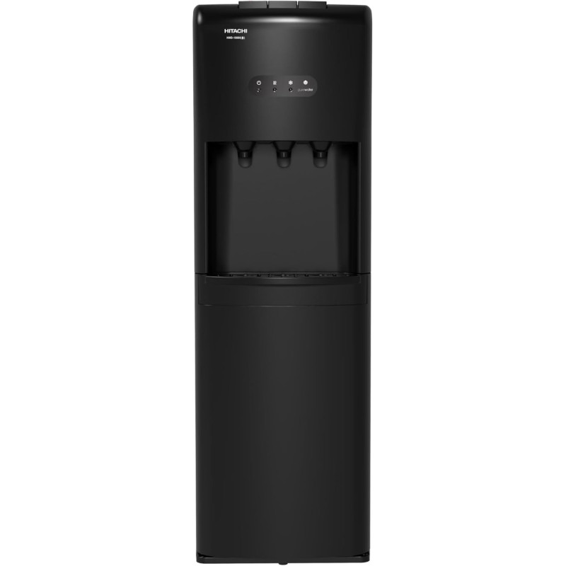 HITACHI Water Dispenser, Top Loading, Hot Cold and Ambient Temperature, Child Safety lock, Black, HWD15000B (2023 Model)